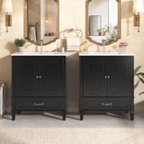 Bathroom Vanity With Sink, Soft Closing Door, Multi Functional Storage