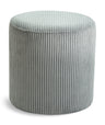 Roy - Round Microsuede Ottoman / Stool