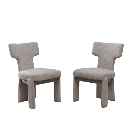 Armless Curved Back Accent Chairs