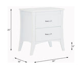 Babb - Accent Table - White