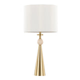 Cone - Travertine Table Lamp (Set of 2)