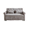 Loveseat Sofa Bed, Pull - Out Couch Sleeper & 2 Pillows