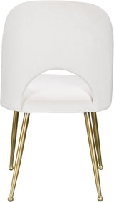 Logan - Dining Chair (Set of 2) - Gold Legs