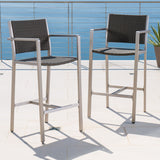 Outdoor Rust Proof Aluminum Barstools (Set of 2)