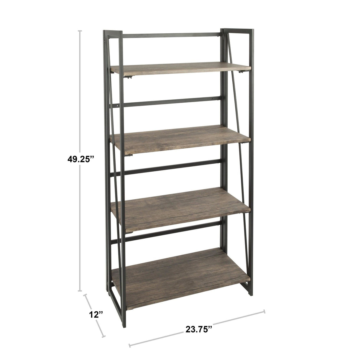 Dakota - Bookcase - White & Beige