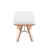 Folia - Mid-Century Modern Bench