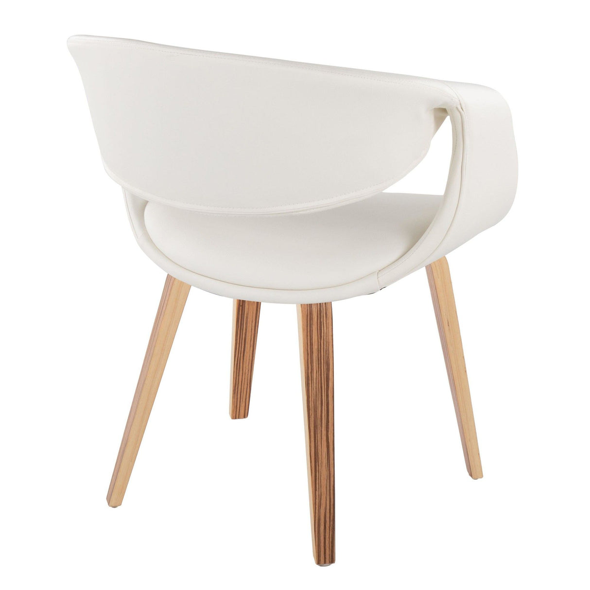 Curvo - Upholstered Chair (Set of 2) - Zebra Wood Legs