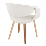 Curvo - Upholstered Chair (Set of 2) - Zebra Wood Legs