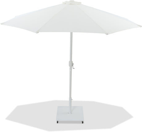 Fiji - Aluminum Patio Umbrella With Square White Base
