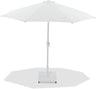 Fiji - Aluminum Patio Umbrella With Square White Base