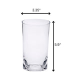 Leading Ware Oval Halo Acrylic Glasses Drinking Set