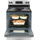 GE JBS360RTSS - 30 in. 5 cu. ft. Electric Range with Coil Burners - Stainless Steel