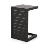 Aluminum Outdoor C - Shaped Side Table For Patio
