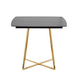Folia - Dinette Table - Gold Metal