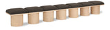 Pavilion - 7 Piece Modular Bench With Natural Base