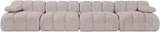 Orin - Velvet 4 Piece Modular Sofa