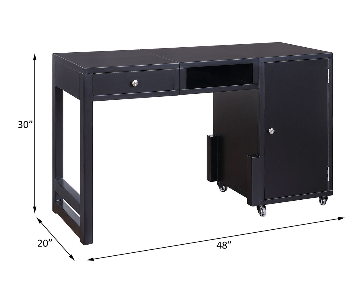 Kaniel - Desk Convertible) - Black