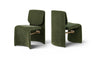 Slique - Performance Fabric Upholstered Dining Chair (Set of 2)