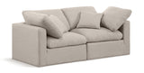 Indulge - Linen 2 Seat Modular Sofa
