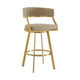 Saturn - Bar Height Bar Stool - Gold