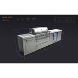 Mont Alpi Original Series 11 Ft Propane Outdoor Kitchen Island w/ Side Burner & Beverage Center - MAi805-BEV