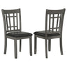 Lattice Back Side Chairs (Set of 2)