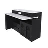 Kitchen Island With Extendable & Rotating Table