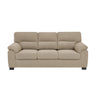 3 Seater Sofa With Padded Armrests And Triangular Leg