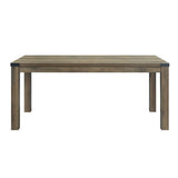 Abiram - Dining Table - Rustic Oak