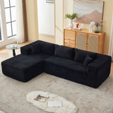 Modular Sofa With Golden Square Legs