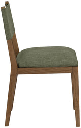 Avon - Linen Textured Performance Fabric Dining Side Chair (Set of 2)