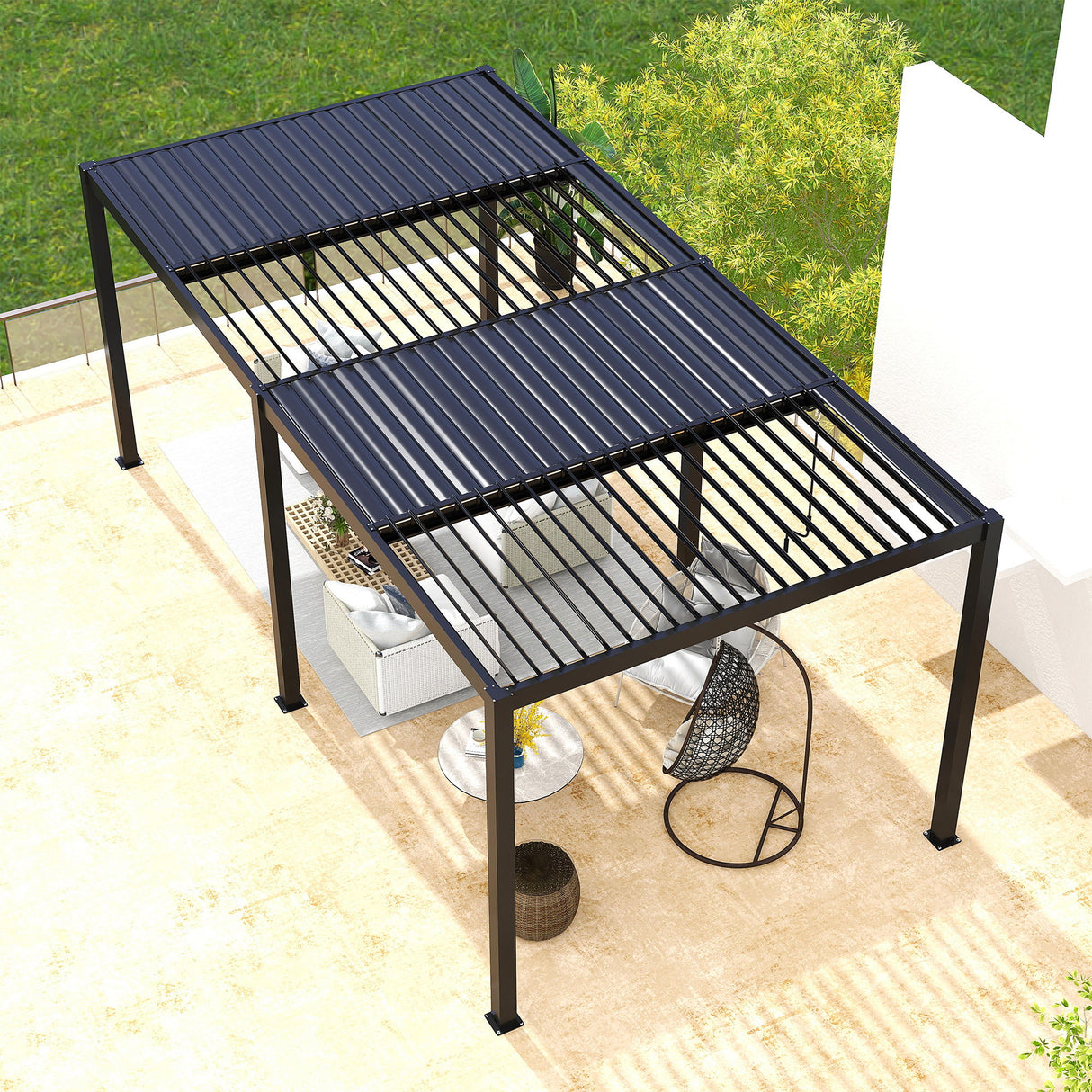 Premium Louver Pergola Aluminium Frame & Louvers
