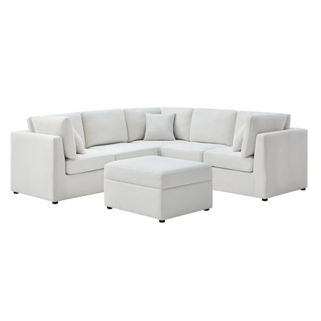 Chauncy - Sectional With Storage Ottoman