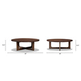 Pino - Round Coffee Table - Brown