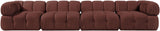 Orin - Fabric Velvet 4 Piece Modular Sofa