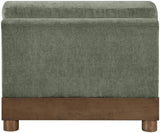 Turin - Chenille Fabric Upholstered Modular Armless Chair
