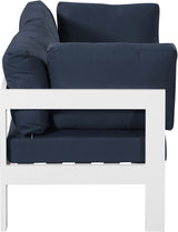 Nizuc - Outdoor Patio 2 Seat Modular Sofa With White Frame