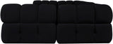 Orin - U-Shaped Velvet 6 Piece Modular Sectional