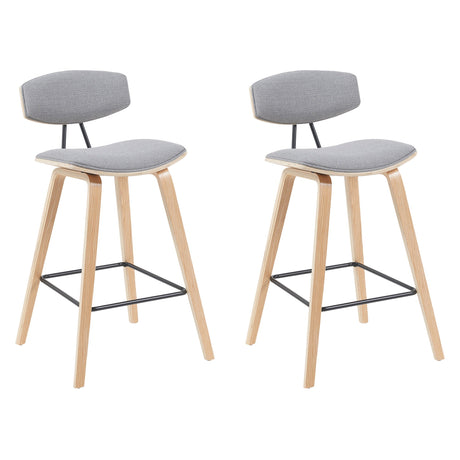 Fox - Swivel Bar Height Stool - Light Brown