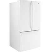 GE(R) ENERGY STAR(R) 27.0 Cu. Ft. French-Door Refrigerator with Internal Water Dispenser - White- (GNE27JGMWW)