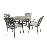 Aluminum Round Dining Set