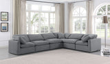 Indulge - Velvet 6 Piece Modular Corner Sectional