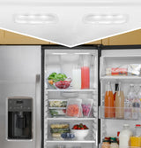 GE GSE25GGPWW 36 in. 25.3 cu. ft. Side by Side Refrigerator with Ice & Water Dispenser - White