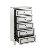 Noralie - Cabinet - Mirrored, Faux Diamonds