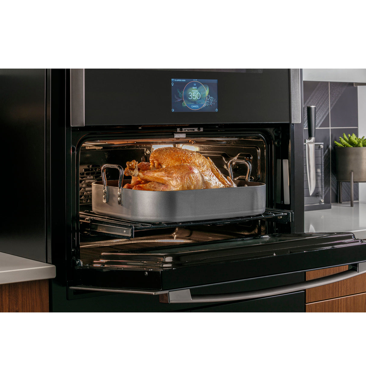 GE Profile(TM) 30" Smart Built-In Twin Flex Convection Wall Oven - (PTS9200SNSS)
