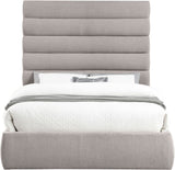 Adam - Linen Fabric Bed With 70.5" Headboard