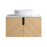 Wall Mounted Bathroom Vanity With Art Sink