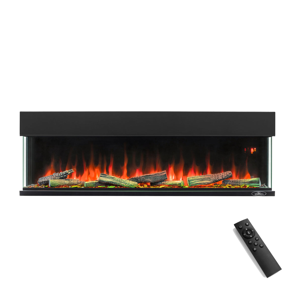 Multi Sided Electric Fireplace, With 5000 Btu Heating