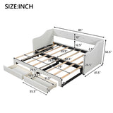 Upholstered Daybed With 2 Drawers