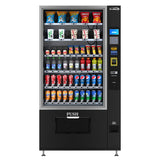 Refrigerated Snack and Drink Vending Machine with 60 Slots, Credit Card Reader and Coin/Bill Acceptor in Black (KM-VMR-40-BCR)